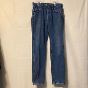 Rustler Men's Straight Blue Jeans